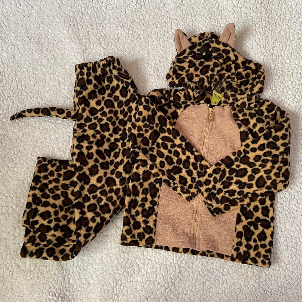 SOLD Leopard Cat 2-piece Costume Jacket & Pants